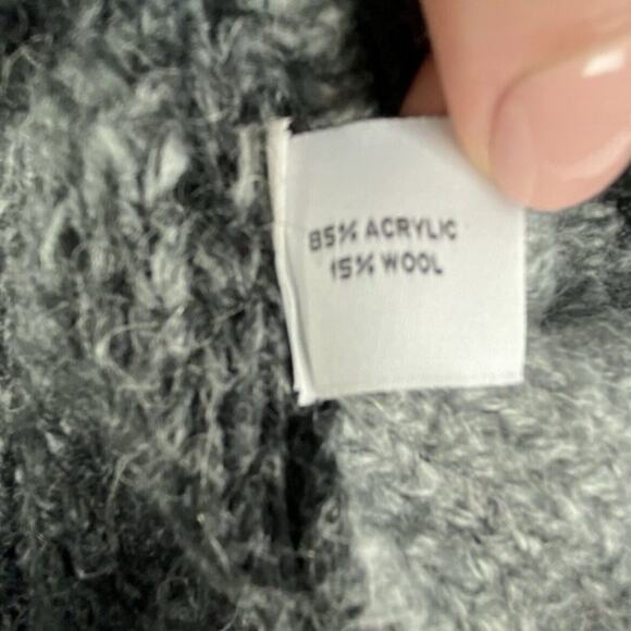 Y2K Vintage Sweater Womens XS Cropped Striped Bell Sleeve Grunge Goblincore Boho - Picture 5 of 5